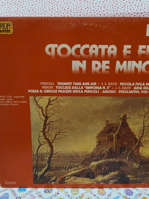 Bach Toccata e Fuga in Re Minore vinyl record used, classical
