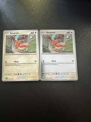 Spearow 102/132 Mega Evolution Pokemon cards, normal and reverse