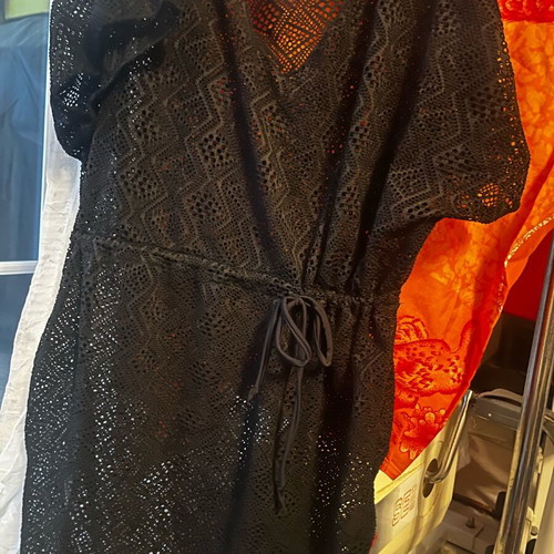 Black pareo dress, size M