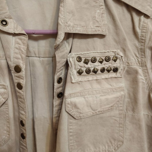 Oversized women's shirt Zara beige medium like new