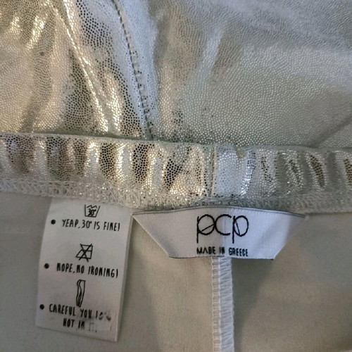 PCP silver glitter leggings new one size