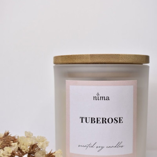 Soy candles with wooden wick 250ml made to order