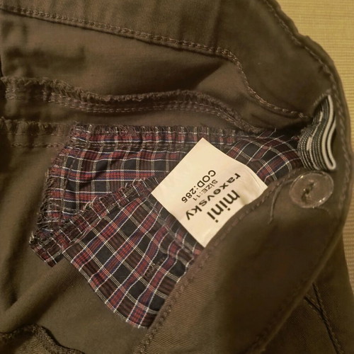 Raxevsky cotton pants 10-11 years like new, brown