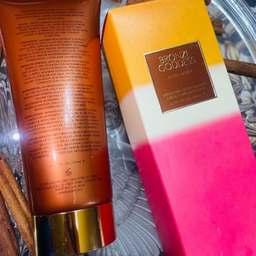 Estée Lauder Bronze Goddess Exfoliating Body Cleanse & Cream 200ml new
