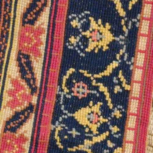 Handmade counted embroidery table runner new, length 73 width 40