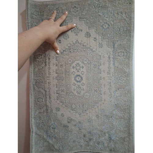 Small vintage style mat rug 46x70 cm like new