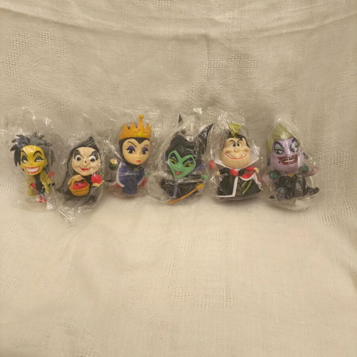 Disney Villains Figure Set of 6 New