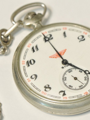 Molnija 18 Rubis pocket watch used, made in USSR