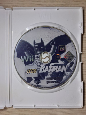 Lego Batman παιχνίδι Wii μεταχειρισμένο, αυθεντική θήκη με δισκάκι