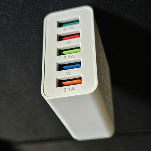 Charger with 5 charging ports