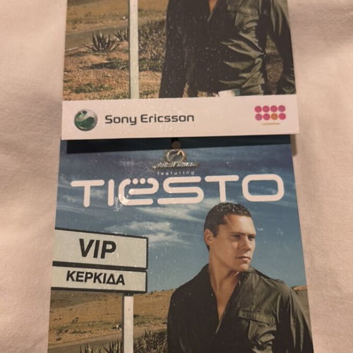 Tiesto VIP tickets for concert, new, 2 pieces