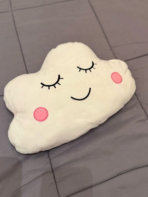 Decorative cloud pillow new with embroidery