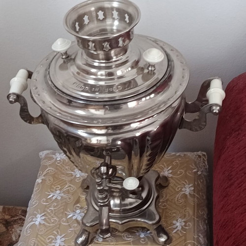 Electric Russian Samovar 1978 stainless steel like new