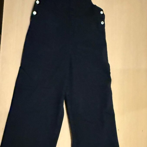 Black denim jean overalls Mango new, size XS