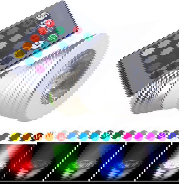 Λάμπα Led RGBW E-27 με Χειριστήριο - Καινούργια! 30.000 ώρες διάρκειας ζωής !