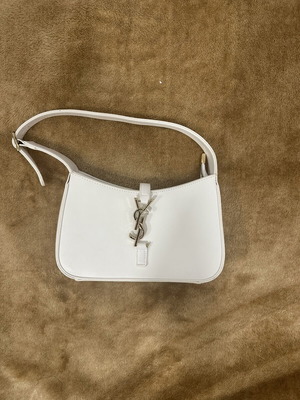 White handbag used, purchased from Turkey