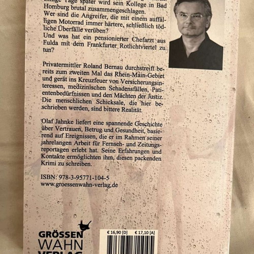 Patientenrache Olaf Jahnke new book in Greek