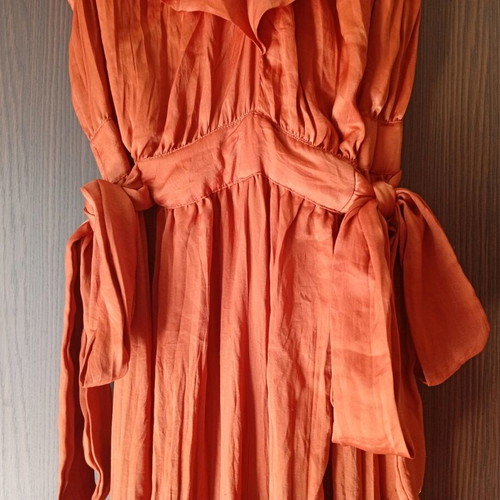 Zara women's jumpsuit like new, brown orange, size XL