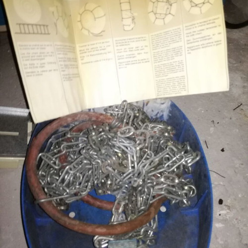 Anti-slip chains for car used