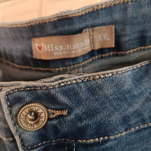 Bermuda shorts used, size XXL, blue
