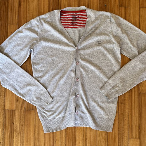 Diesel men's cardigan like new, with buttons, gray, size L