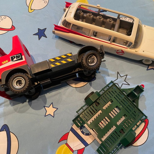 Playmobil vehicles and trailer pack of 3 used