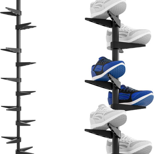 Expandable shoe rack new, metal and plastic