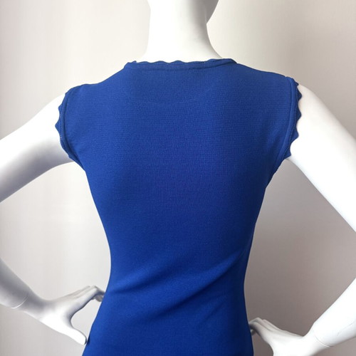 Zara Blue Alaia Style Dress Medium New