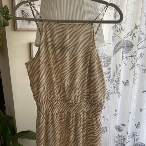 Summer dress Ann Taylor large beige like new