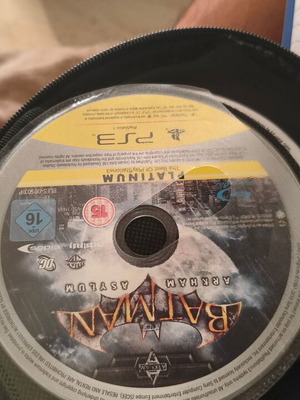 Batman Arkham Asylum PS3 game disc