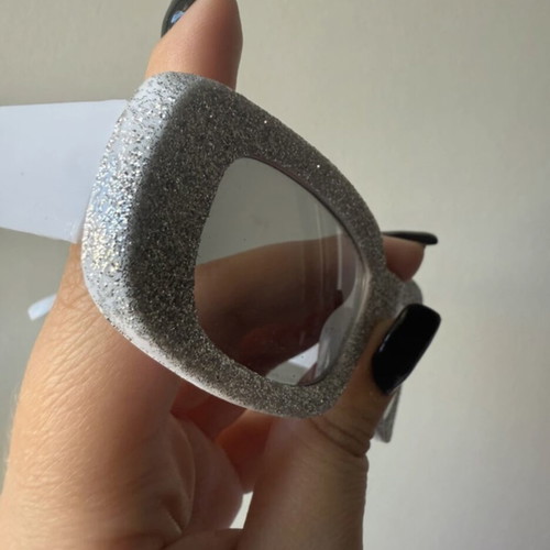 Glitter sunglasses brand new silver unisex for adults and kids