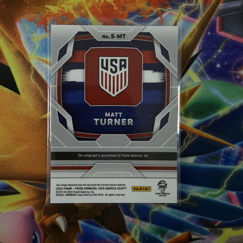 Matt Turner Auto Panini Prizm Copa America autograph card