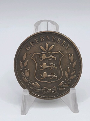 Guernsey 1864 coin like new