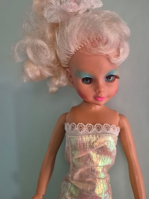 Bibibo Party doll used with original dress and factory hairstyle
