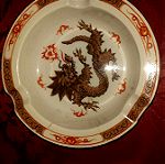  Meissen antique ming red dragon τασάκι