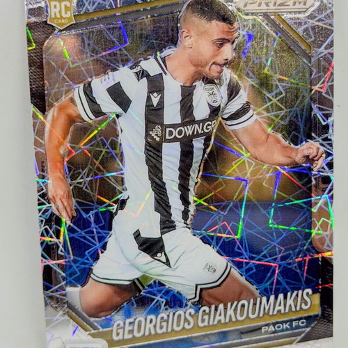 Panini FIFA Prizm 2025/26 Giorgos Giakoumakis Lazer Prizm Parallel RC card new