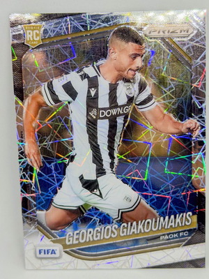 Panini FIFA Prizm 2025/26 Giorgos Giakoumakis Lazer Prizm Parallel RC card new