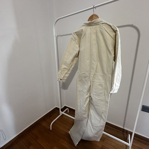 Mango denim jumpsuit like new, size S, white