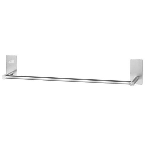 JS 55 cm self-adhesive stainless steel towel rack, no drilling
