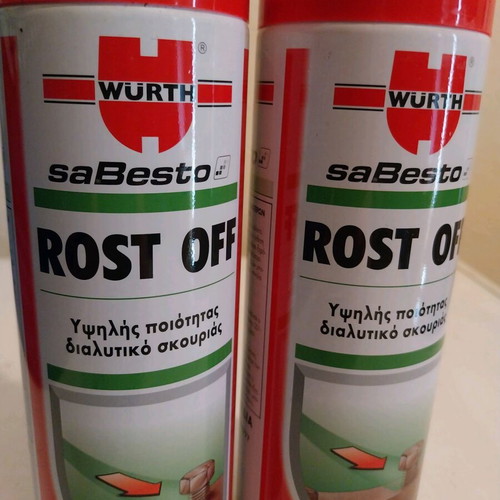Wurth Rost Off rust remover spray set of 2, new 400ml