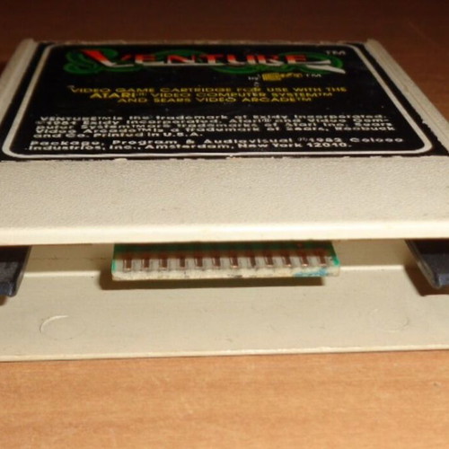 Venture 1982 cartridge for Atari 2600 used, Colecovision
