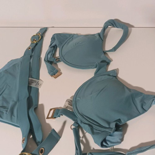 Bikini set new, petrol color, size M/L with underwire top