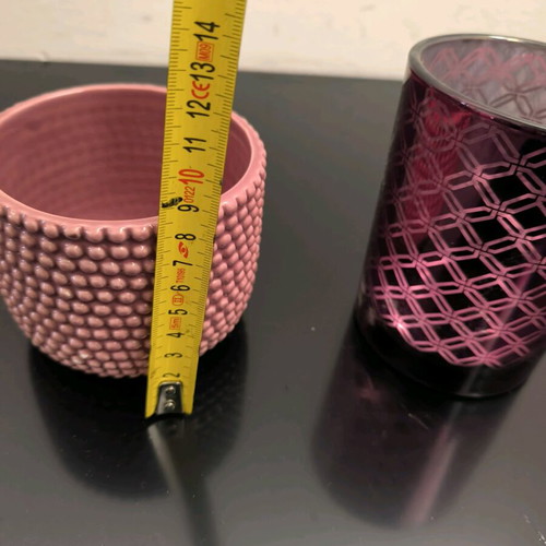 Two decorative vases like new in nice colors