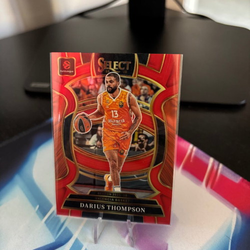 2025-26 Select EuroLeague Red Prizm #81 Darius Thompson card near mint