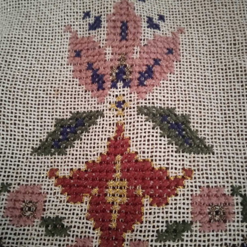 Handmade Tablecloth 80x80 in Excellent Condition