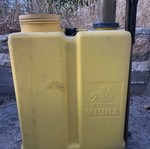 MiURA backpack sprayer, brass pump
