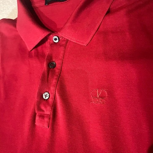 Valentino long sleeve shirt used, red, size L