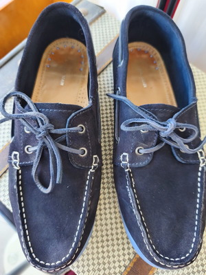 Zara men's moccasins like new, size 43, blue