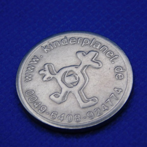 Kinderplanet metal game token, Germany