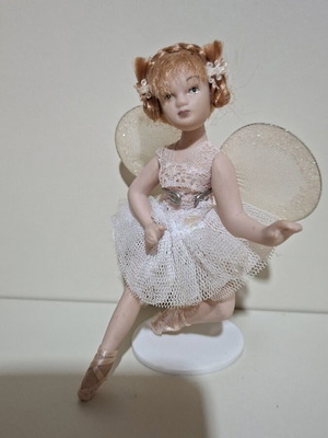 Porcelain fairy doll like new, romantic decoration